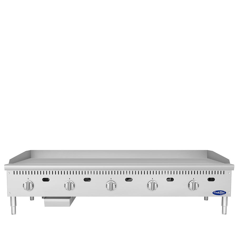 ATG-6024-SAtosa ATG-6024-S 60" Thermostatic Polished Steel gas Griddle