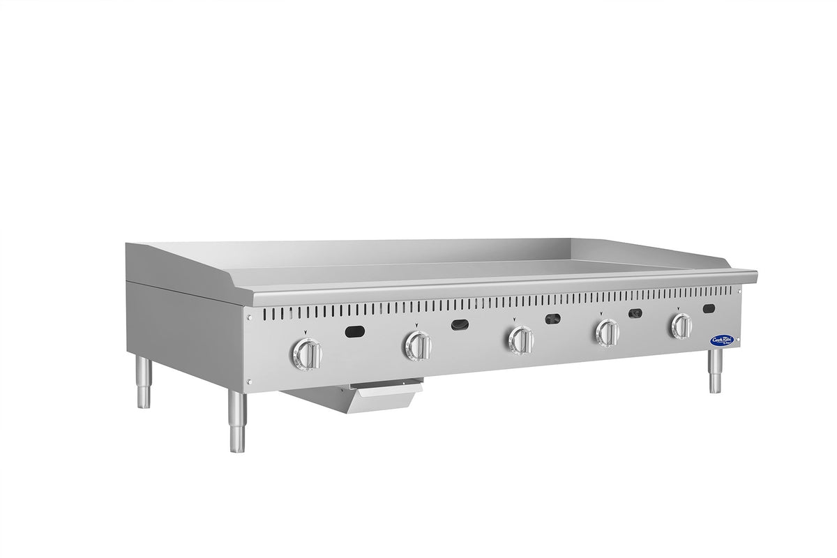 ATG-6024-SAtosa ATG-6024-S 60" Thermostatic Polished Steel gas Griddle
