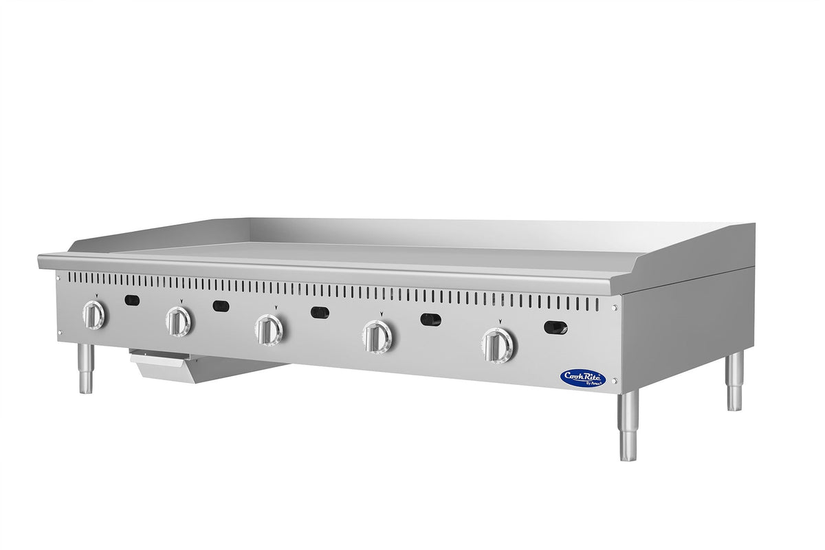 ATG-6024-SAtosa ATG-6024-S 60" Thermostatic Polished Steel gas Griddle