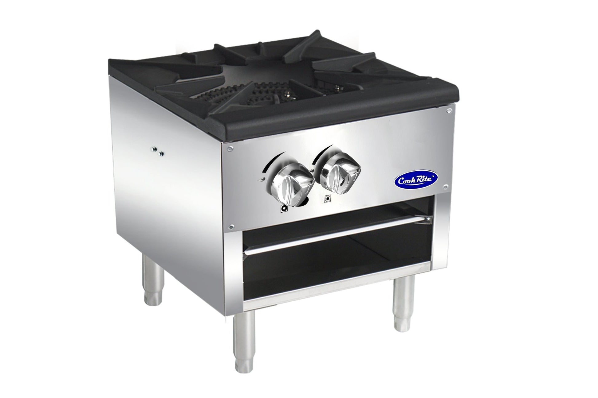 ATOSA ATSP - 18 - 1L Single Stock Pot Stove - Low Height, 18 Inch Height, 80,000 BTU
