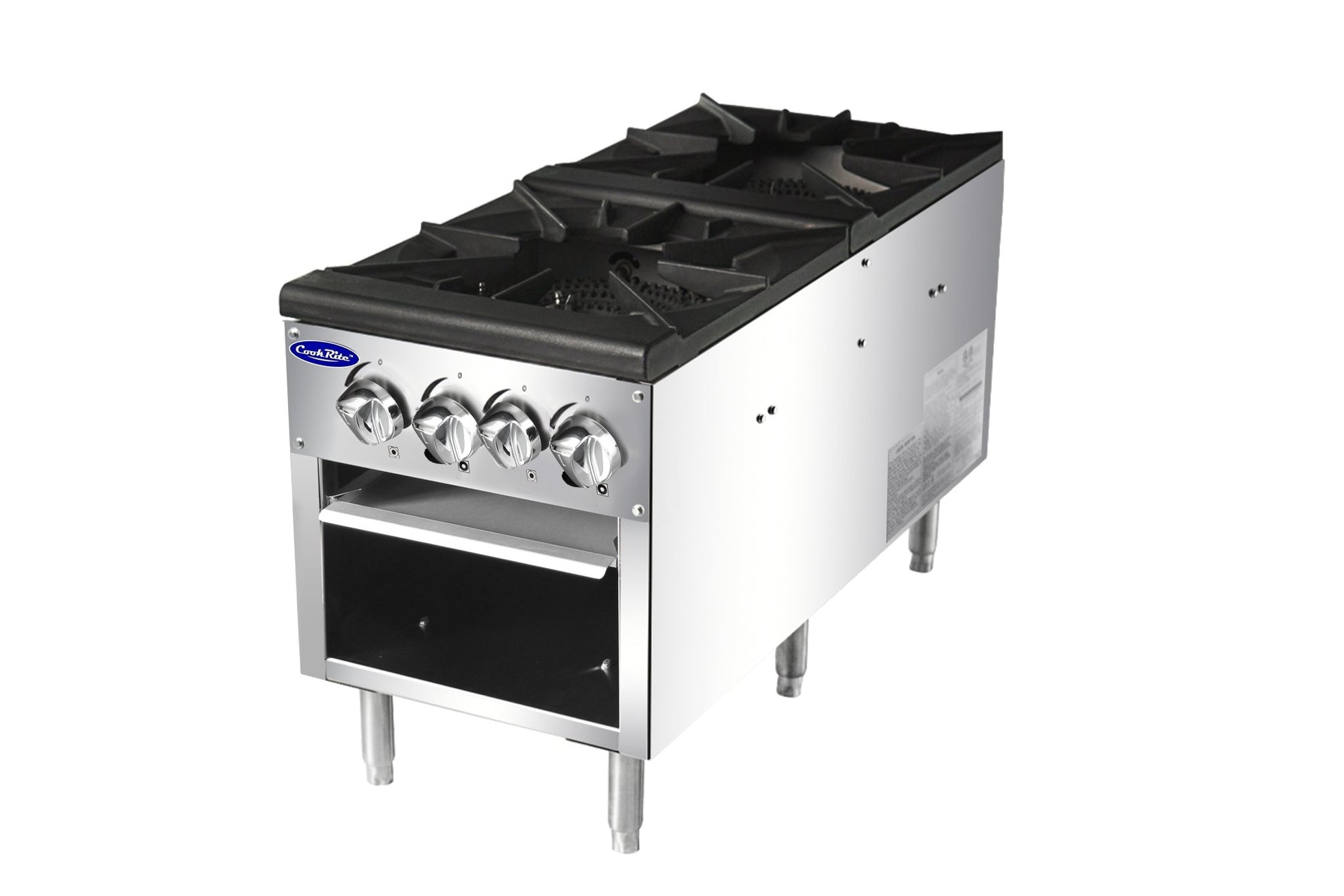 ATOSA ATSP - 18 - 2, Double Stock Pot Stove, 22 Inch Height, 160,000 BTU