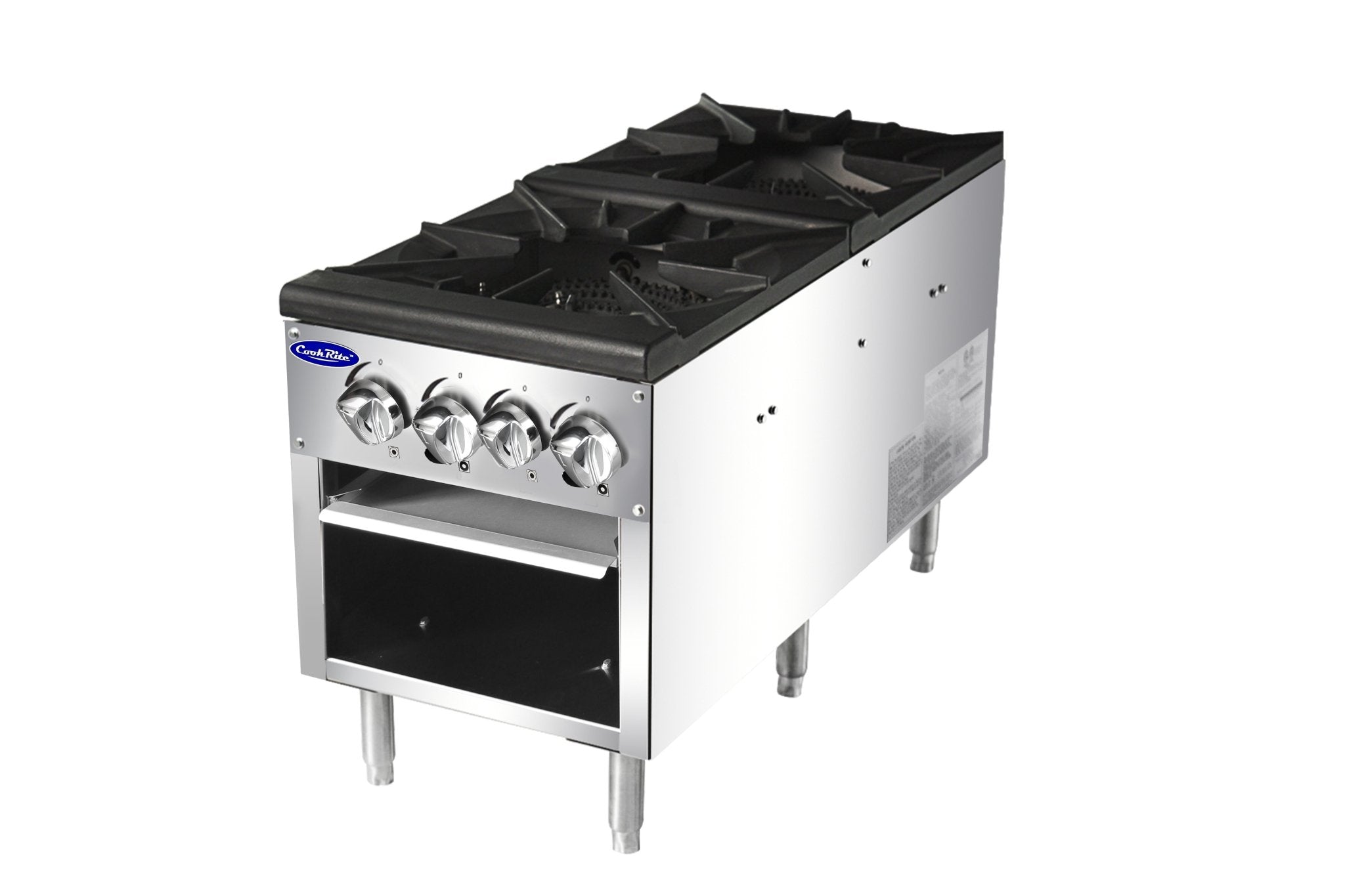 ATOSA ATSP - 18 - 2, Double Stock Pot Stove, 22 Inch Height, 160,000 BTU