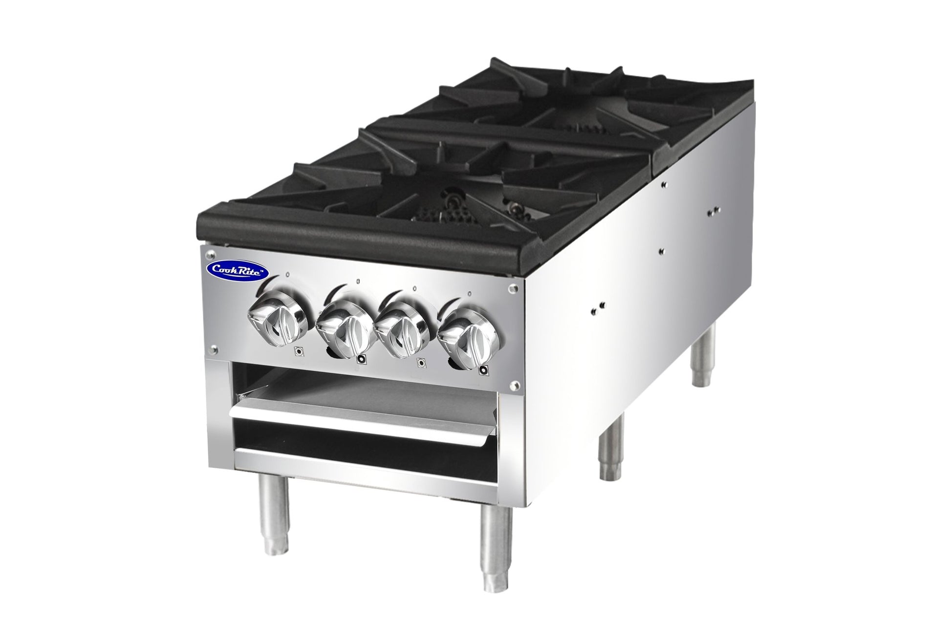 Atosa ATSP - 18 - 2L, 18 - Inch Height Gas Double Burner Stock Pot Stove (Lower version)