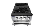 Atosa ATSP - 18 - 2L, 18 - Inch Height Gas Double Burner Stock Pot Stove (Lower version)