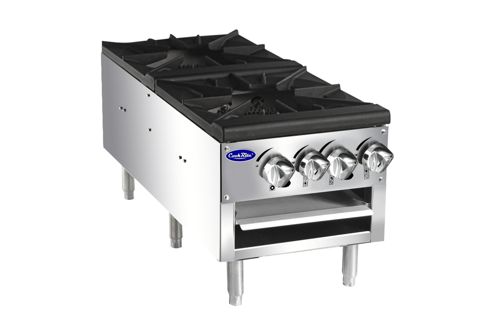 Atosa ATSP - 18 - 2L, 18 - Inch Height Gas Double Burner Stock Pot Stove (Lower version)