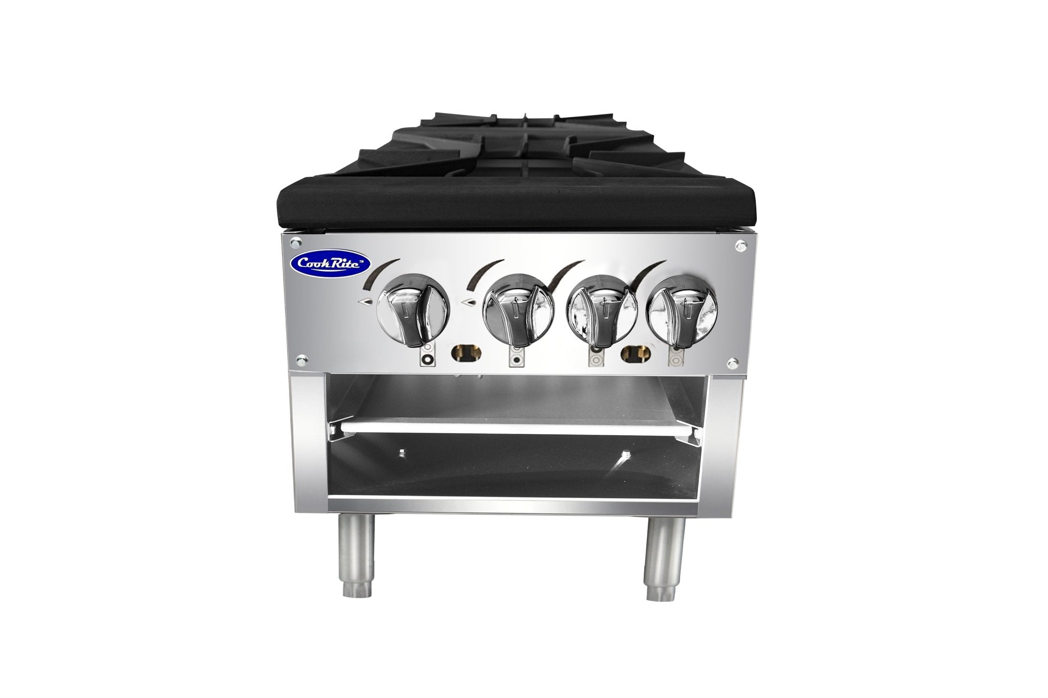 Atosa ATSP - 18 - 2L, 18 - Inch Height Gas Double Burner Stock Pot Stove (Lower version)