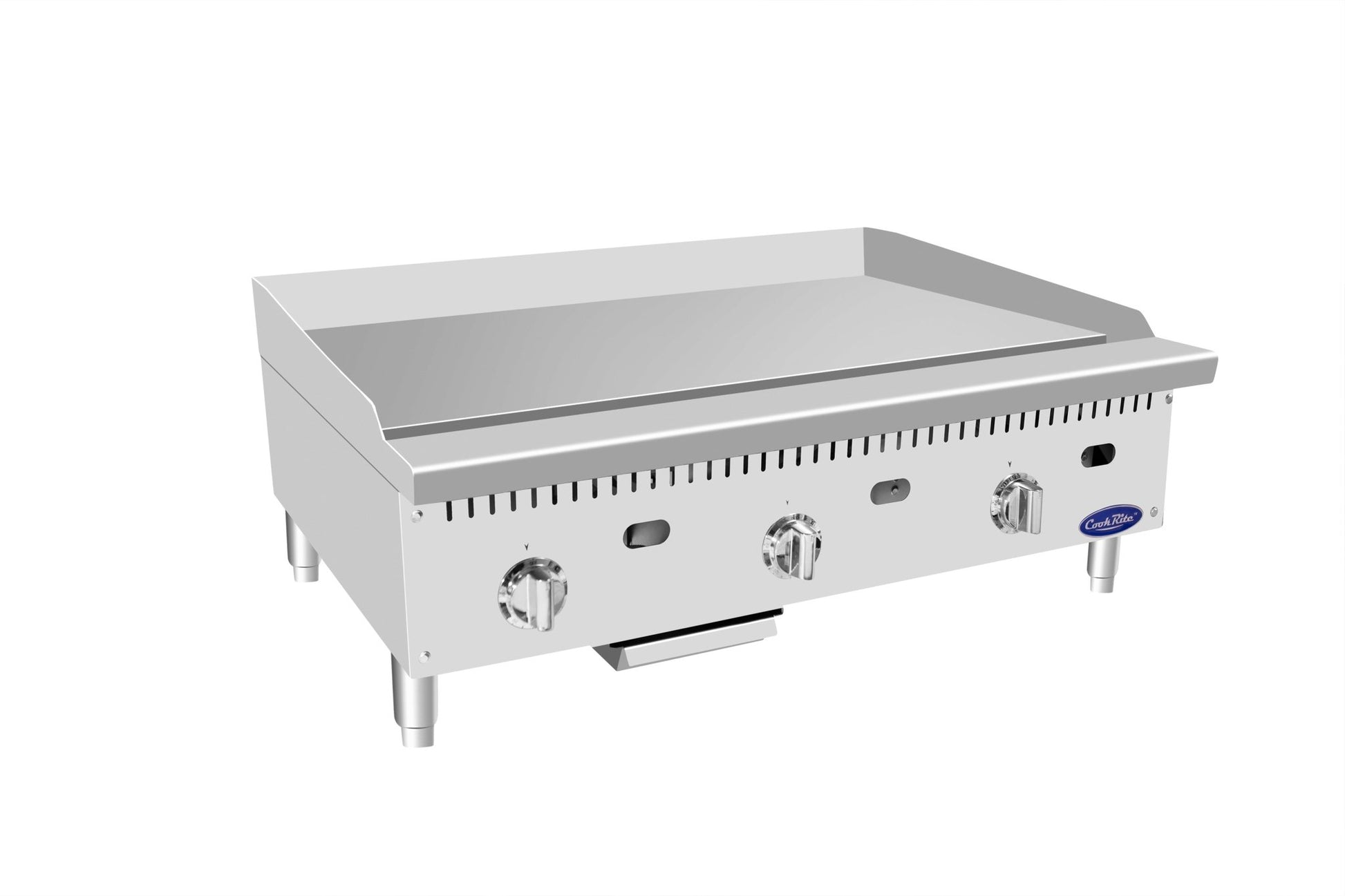 ATOSA ATTG - 36 Stainless steel 36 Inch Thermostatic Controls, Gas Flat Griddle