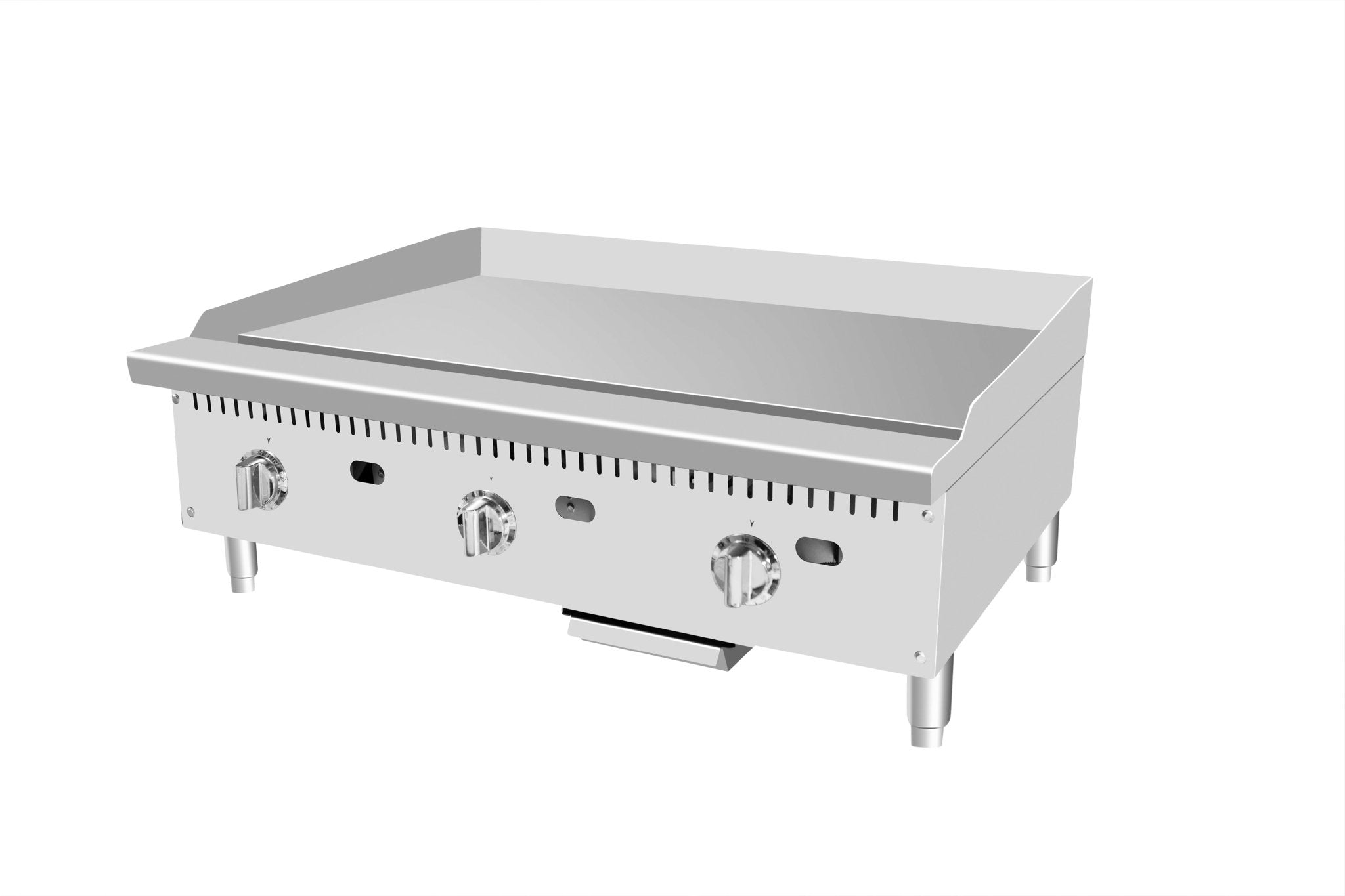 ATOSA ATTG - 36 Stainless steel 36 Inch Thermostatic Controls, Gas Flat Griddle