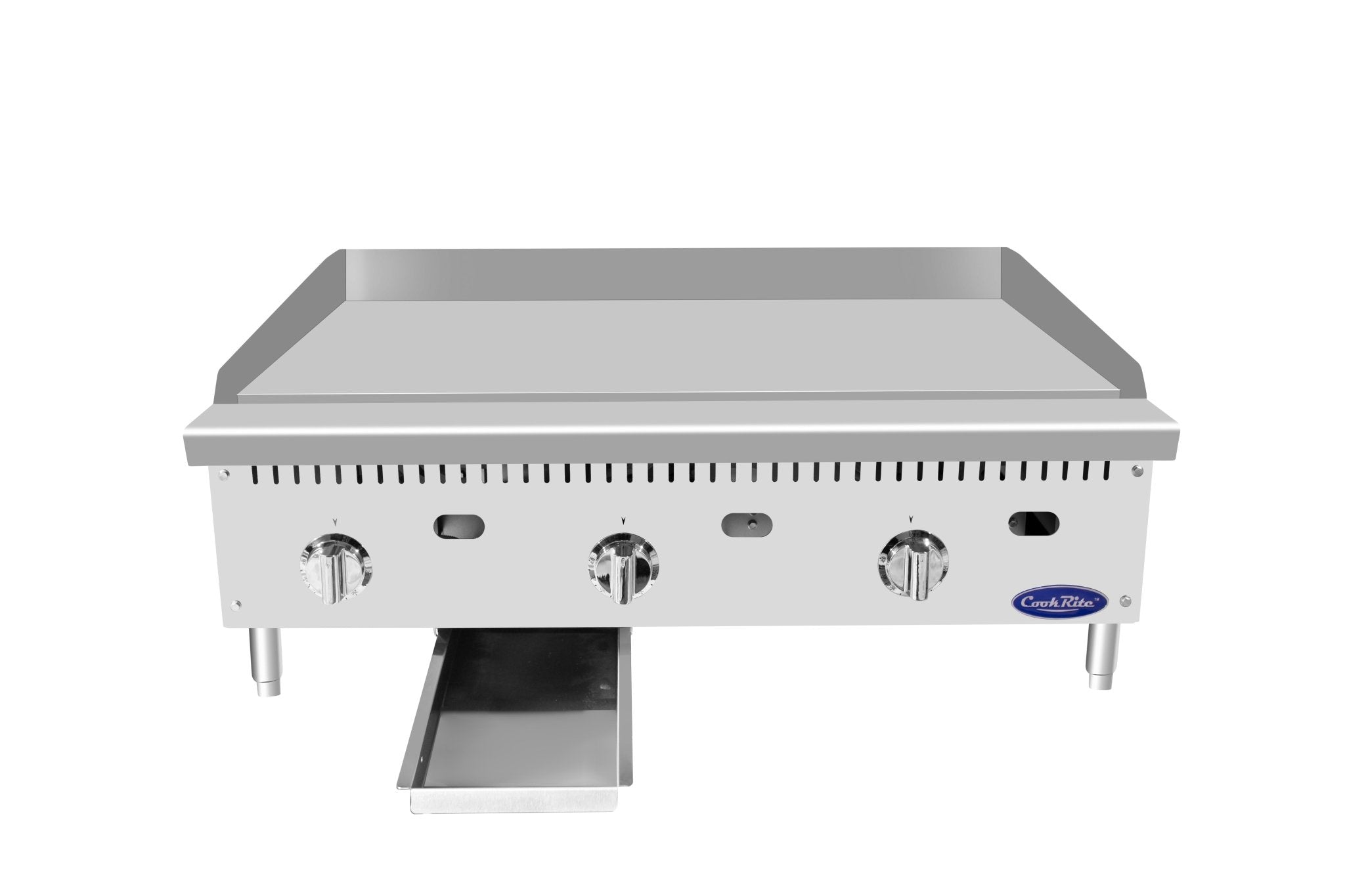 ATOSA ATTG - 36 Stainless steel 36 Inch Thermostatic Controls, Gas Flat Griddle