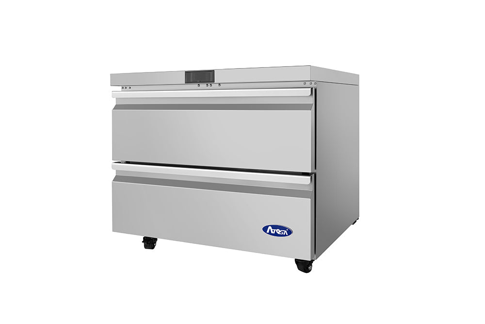 Atosa AUF36D2 37" Undercounter Freezer with Drawers, 9 Cu. Ft.