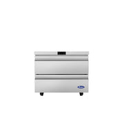 Atosa AUF36D2 37" Undercounter Freezer with Drawers, 9 Cu. Ft.