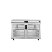 Atosa AUR48GD 48" Glass Door Undercounter Refrigerator, 11.8 Cu. Ft.