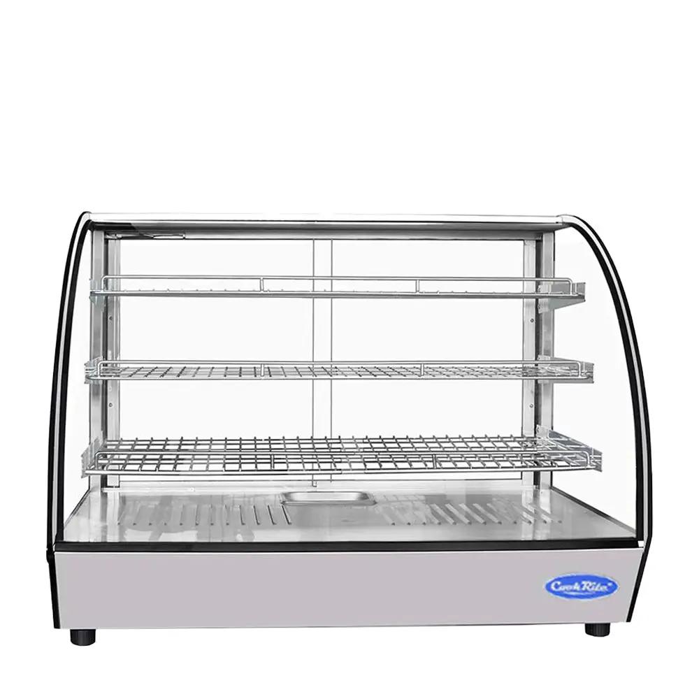 ATOSA CHDC - 56 — Countertop Heated Curved Display Case