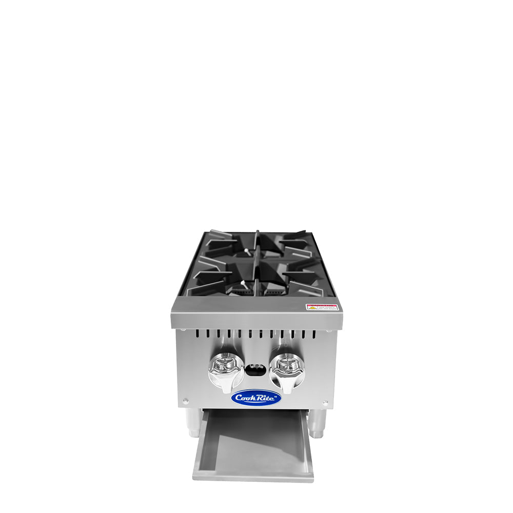 Atosa CookRite ACHP-2 12" 2-Burner Hot Plate, 64,000 BTU