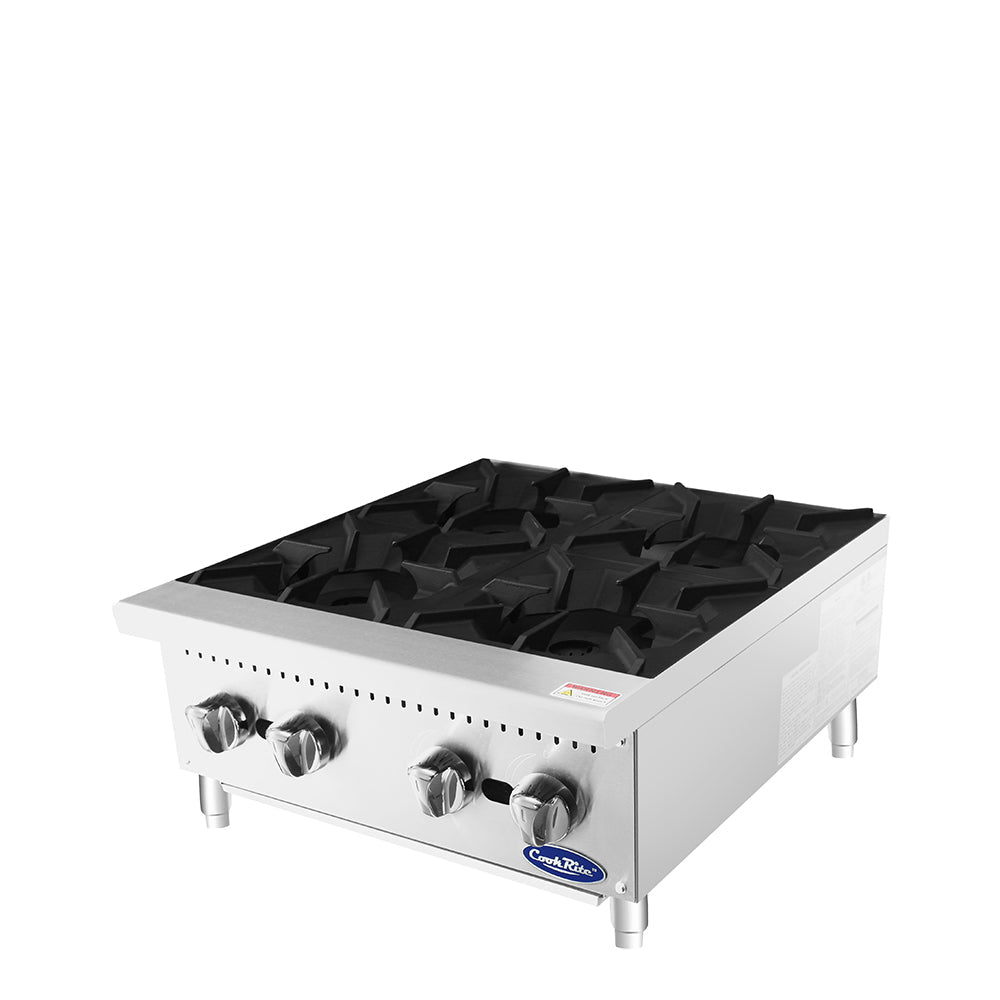 Atosa CookRite ACHP-4 24" 4-Burner Hot Plate, 128,000 BTU