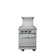 Atosa CookRite AGR-24G 24" Gas Range with 24" Griddle, 72,000 BTU