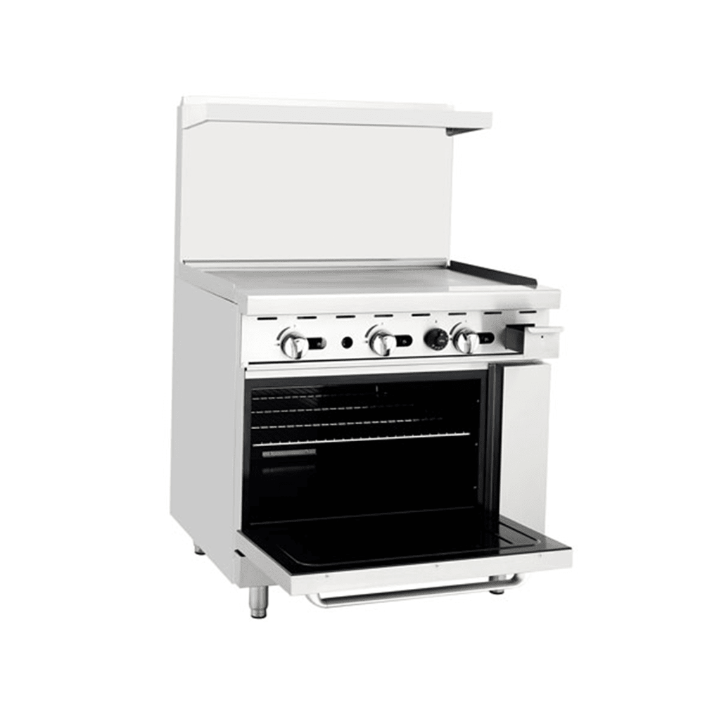 Atosa CookRite AGR-36G 36" Gas Range with 36" Griddle, 102,000 BTU