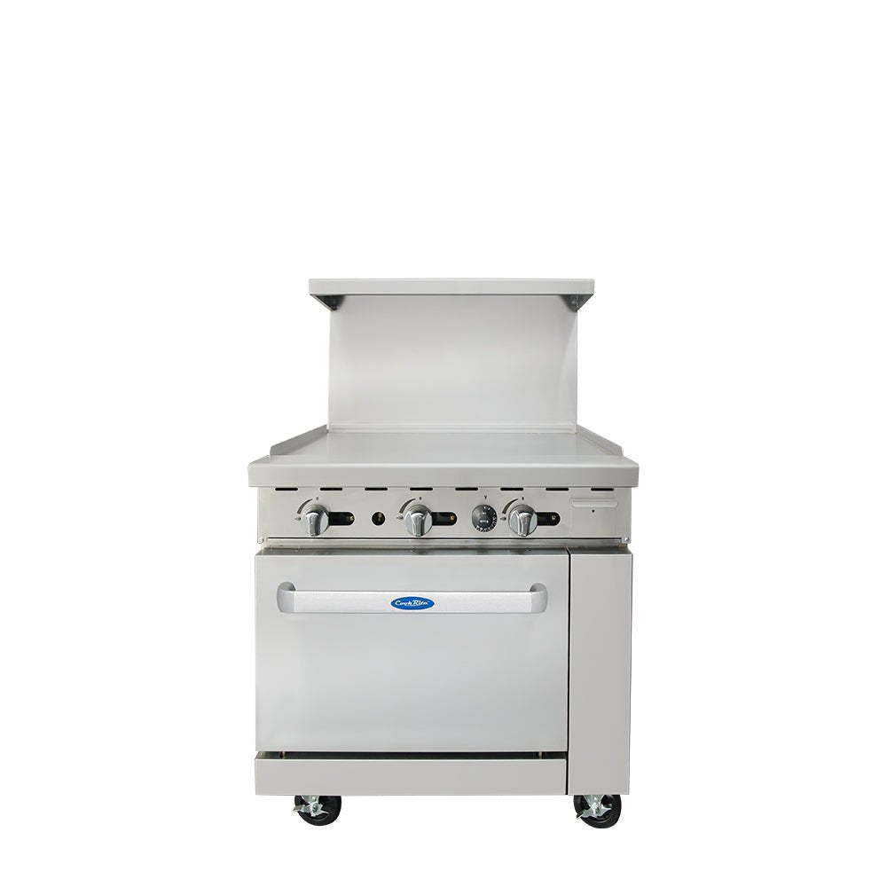 Atosa CookRite AGR-36G 36" Gas Range with 36" Griddle, 102,000 BTU