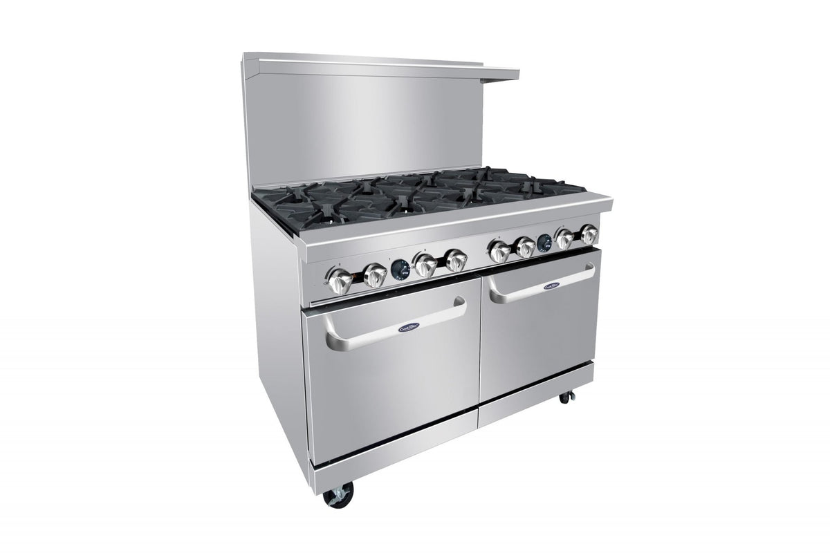 Atosa CookRite AGR-8B 48" Gas Range with 8 Open Burners, 304,000 BTU