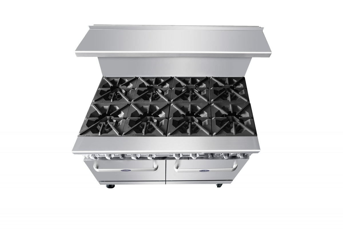 Atosa CookRite AGR-8B 48" Gas Range with 8 Open Burners, 304,000 BTU