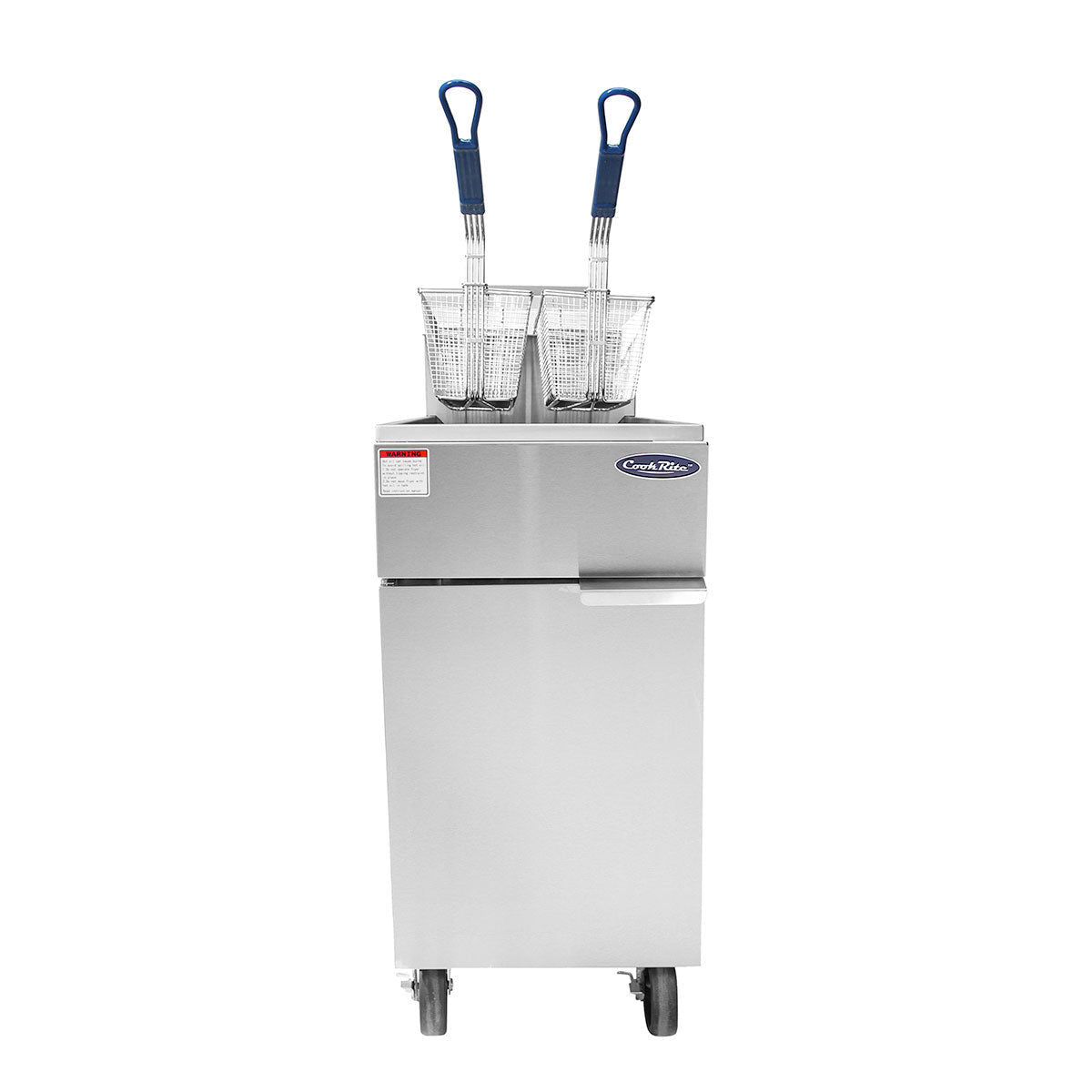 Atosa CookRite ATFS-40 16" 40 LB Deep Fryer, 102,000 BTU