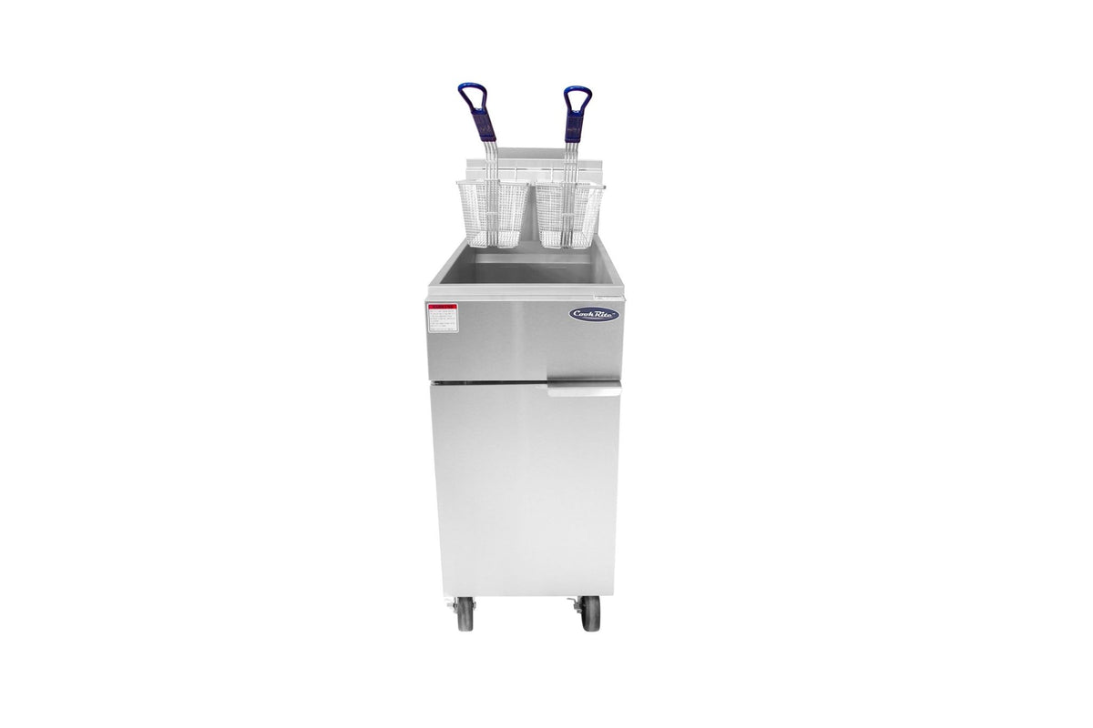 Atosa CookRite ATFS-40ES 16" 40 LB Deep Fryer, 66,000 BTU