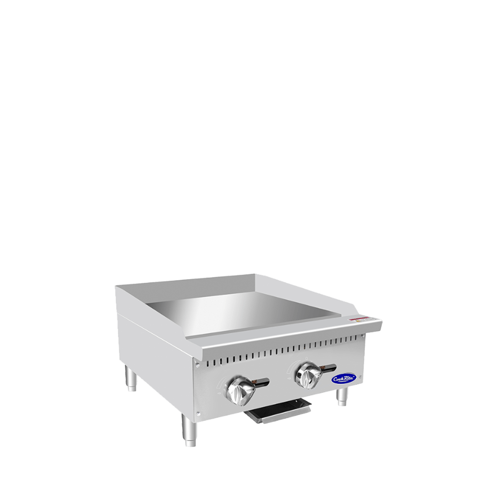 Atosa CookRite ATMG-24 24" Manual Griddle, 60,000 BTU