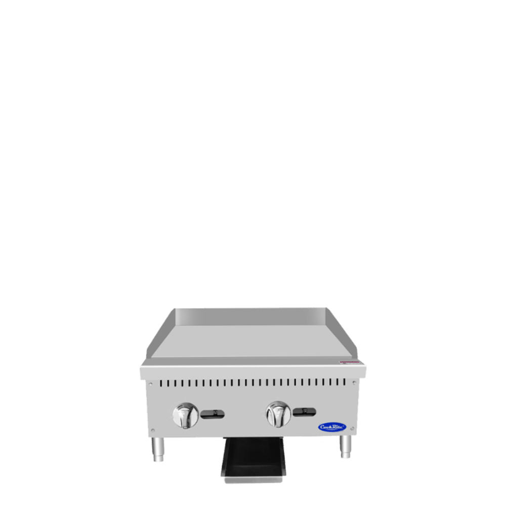 Atosa CookRite ATMG-24 24" Manual Griddle, 60,000 BTU