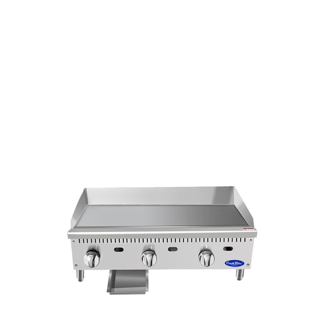 Atosa CookRite ATMG-36 36" Manual Griddle, 90,000 BTU