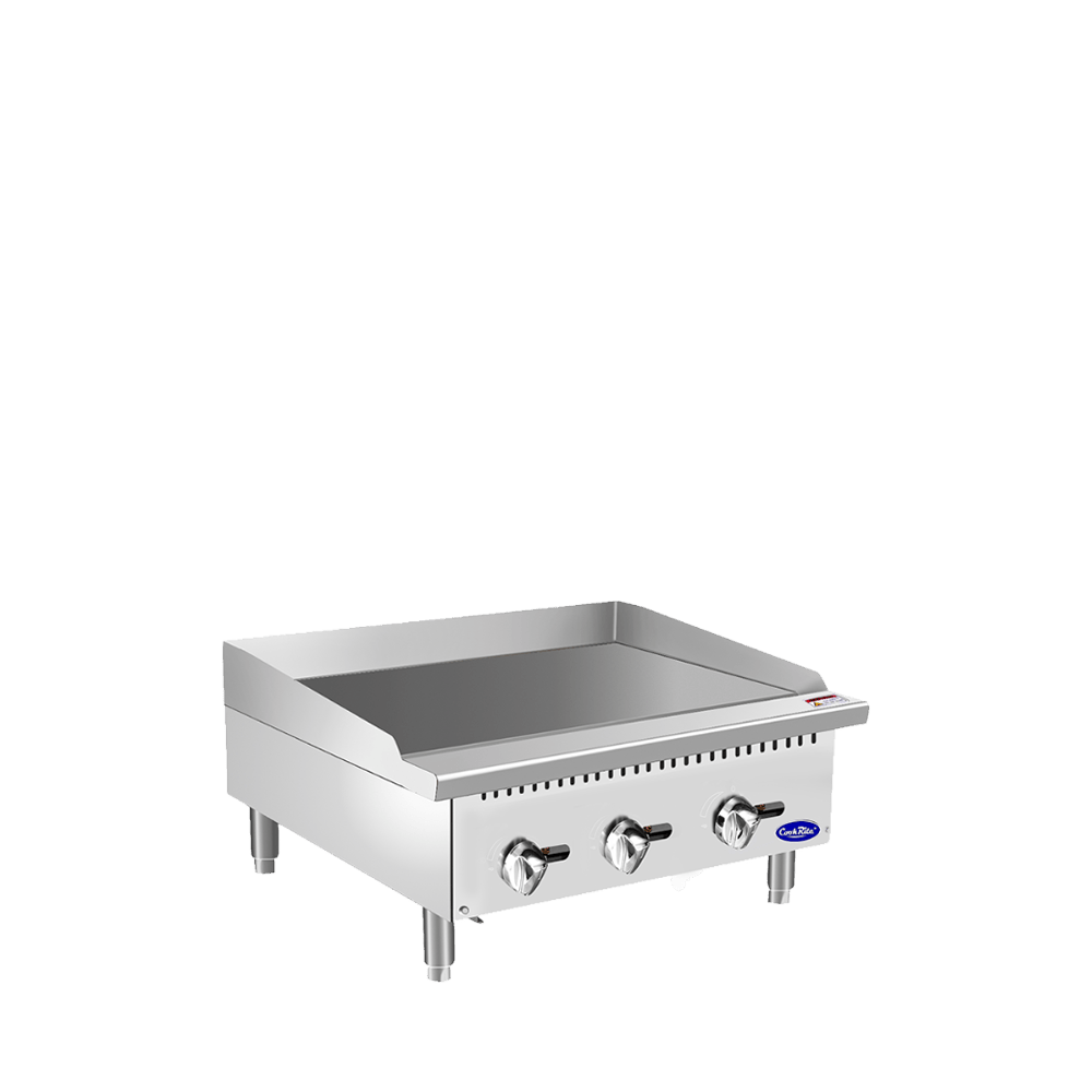 Atosa CookRite ATMG-36 36" Manual Griddle, 90,000 BTU