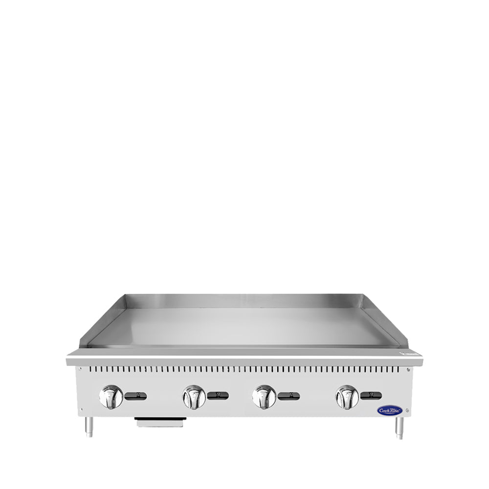 Atosa CookRite ATMG-48 48" Manual Griddle, 120,000 BTU