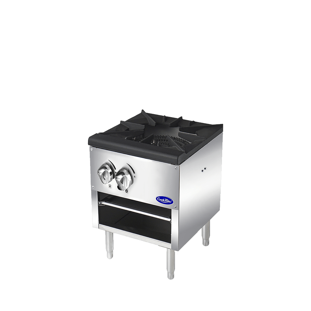 Atosa CookRite ATSP-18-1 18" Single Stock Pot Stove, Standard Height, 80,000 BTU