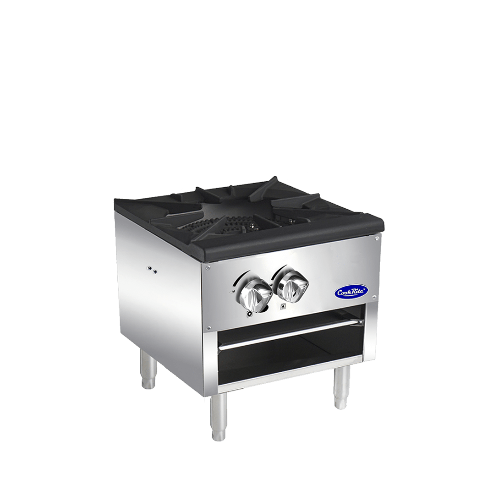 Atosa CookRite ATSP-18-1L 18" Single Stock Pot Stove, Low Height, 80,000 BTU
