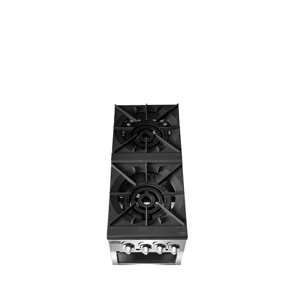 Atosa CookRite ATSP-18-2 18" Double Stock Pot Stove, Standard Height, 160,000 BTU