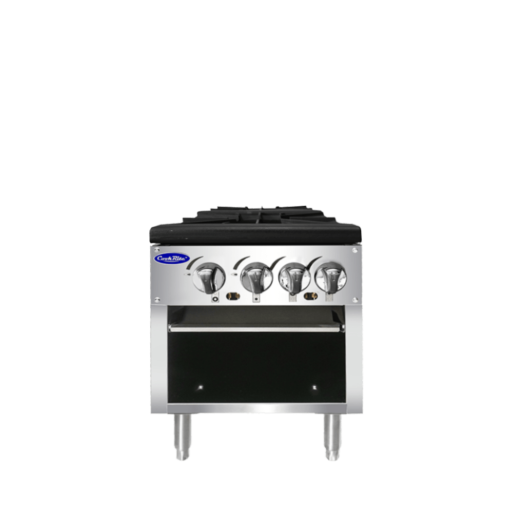 Atosa CookRite ATSP-18-2L 18" Double Stock Pot Stove, Low Height, 160,000 BTU