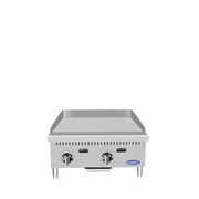 Atosa CookRite ATTG-24 24" Thermostatic Griddle with 1" Griddle Plate, 50,000 BTU