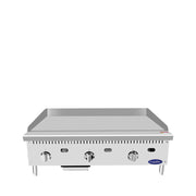 Atosa CookRite ATTG-36 36" Thermostatic Griddle with 1" Griddle Plate, 75,000 BTU