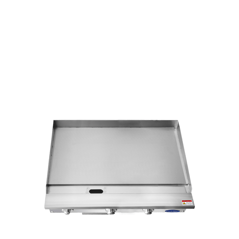 Atosa CookRite ATTG-36 36" Thermostatic Griddle with 1" Griddle Plate, 75,000 BTU