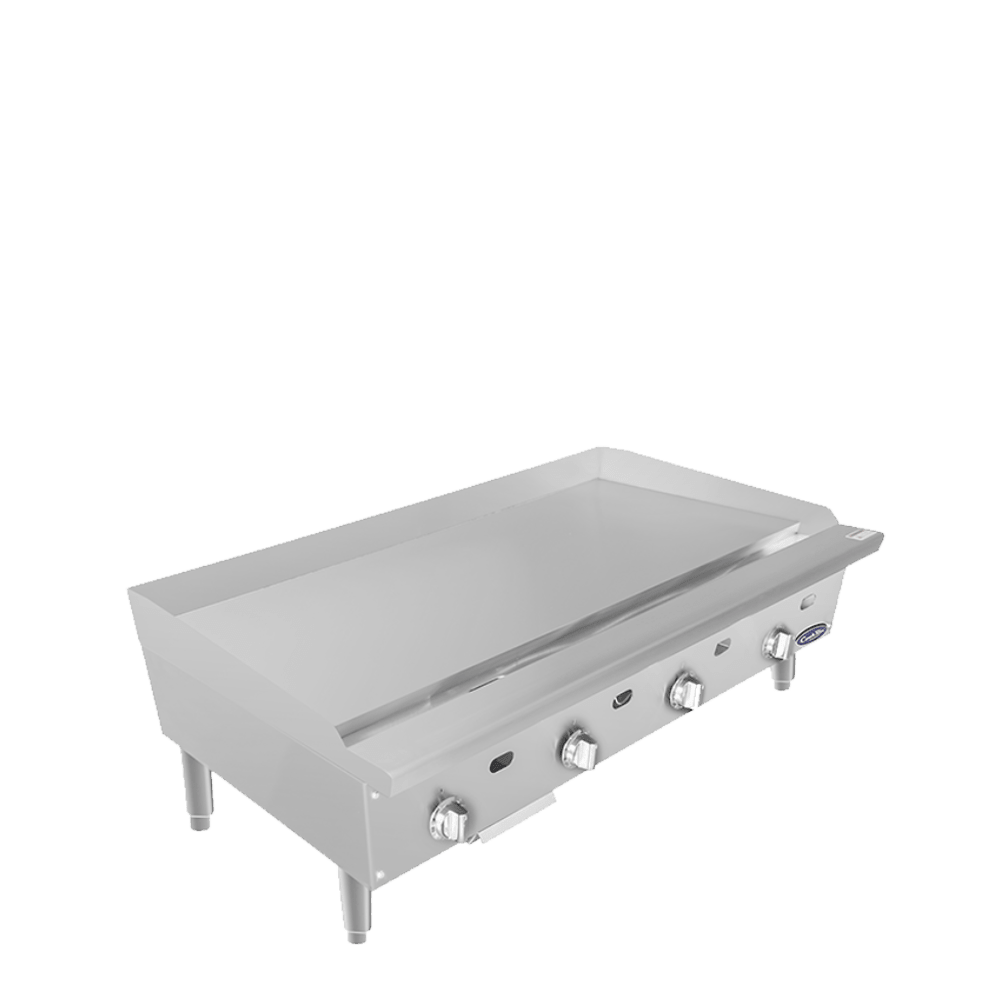 Atosa CookRite ATTG-48 48" Thermostatic Griddle with 1" Griddle Plate, 100,000 BTU