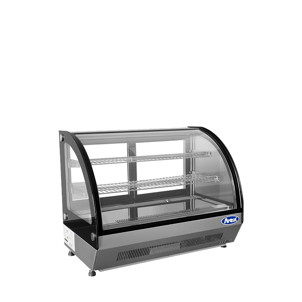 Atosa CRDC-35 28" Countertop Refrigerated Curved Display Case (3.5 cu ft)