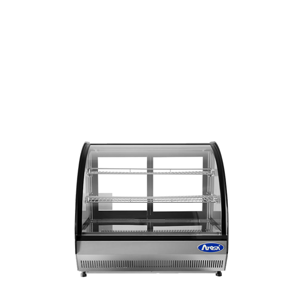Atosa CRDC-35 28" Countertop Refrigerated Curved Display Case (3.5 cu ft)