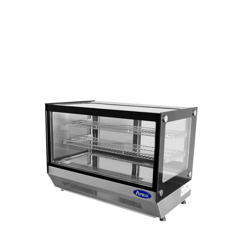 Atosa CRDS-56 36" Countertop Refrigerated Square Display Case (5.6 cu ft)