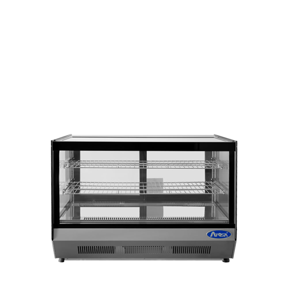 Atosa CRDS-56 36" Countertop Refrigerated Square Display Case (5.6 cu ft)