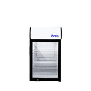 Atosa CTD-3S 18" Countertop Glass Door Merchandiser Cooler with Lighted Header (4.6 cu ft)