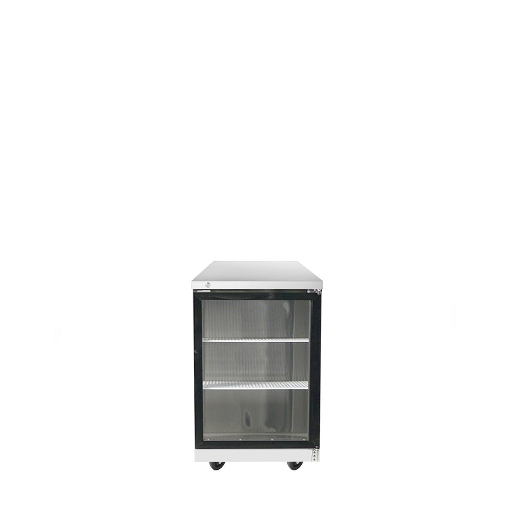 Atosa MBB23GGR 23" Back Bar Cooler with Glass Door, 8.2 Cu. Ft.