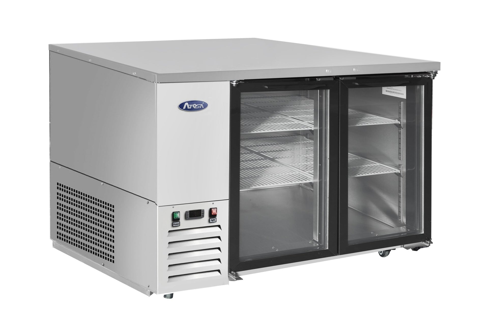 ATOSA MBB48GGR 48 - Inch Glass Door Back Bar Cooler