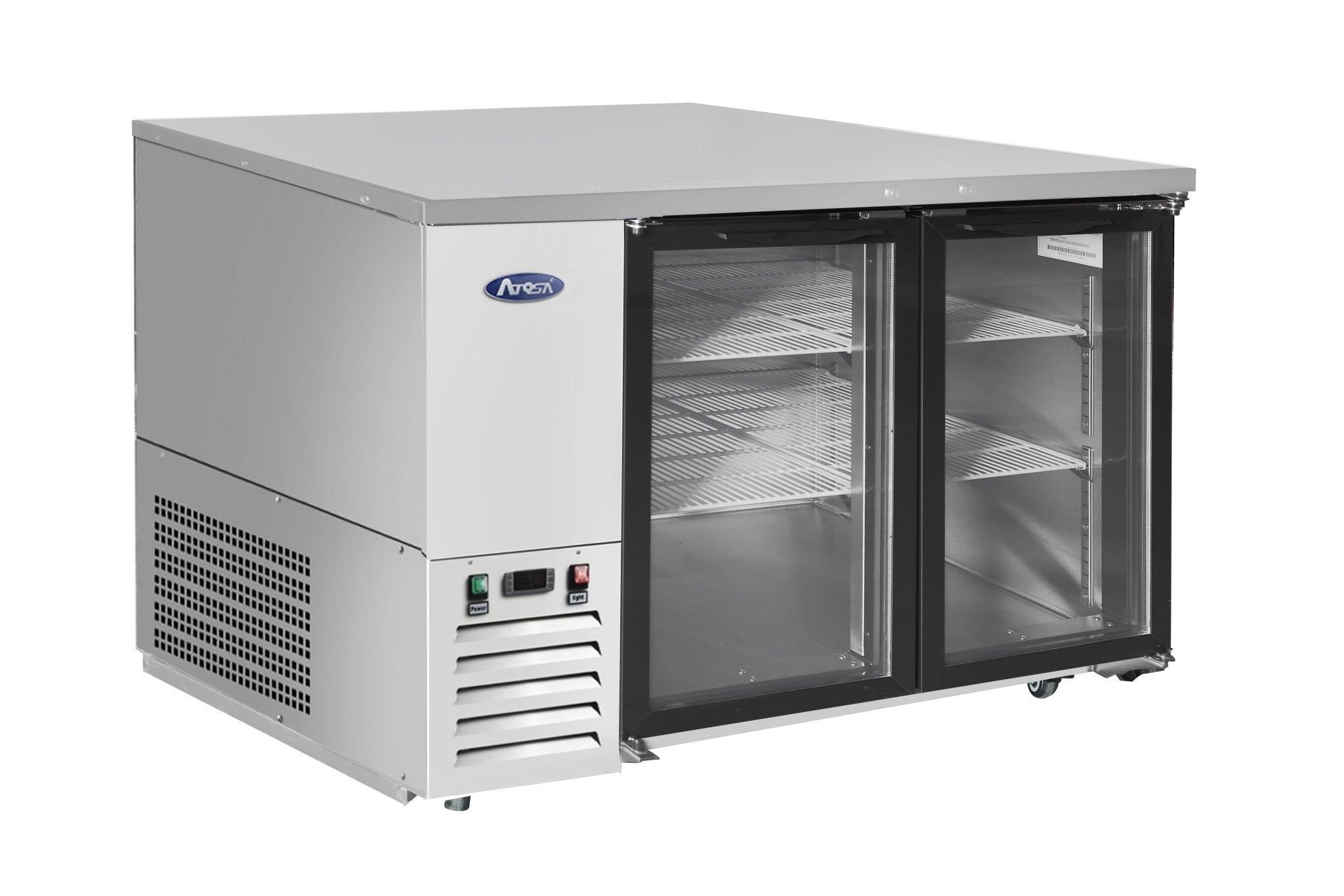 ATOSA MBB48GGR 48 - Inch Glass Door Back Bar Cooler