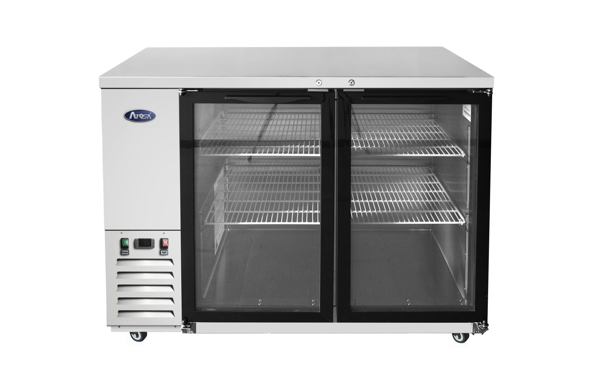 ATOSA MBB48GGR 48 - Inch Glass Door Back Bar Cooler