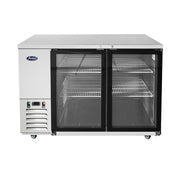 ATOSA MBB59GGR 59 - Inch Glass Door Back Bar Cooler