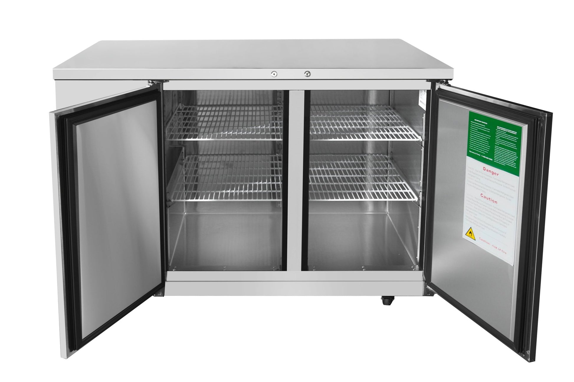 ATOSA MBB59GR 59 Inch Back Bar Cooler - Stainless Steel